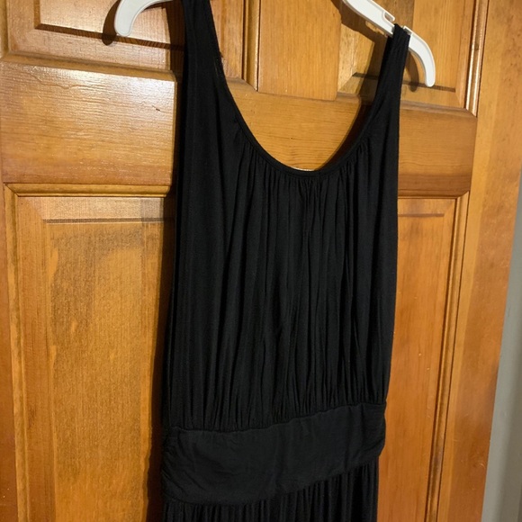 FRANCESCAS Black Maxi Dress long tank top dress floor length flowy loose scoop - Picture 7 of 10